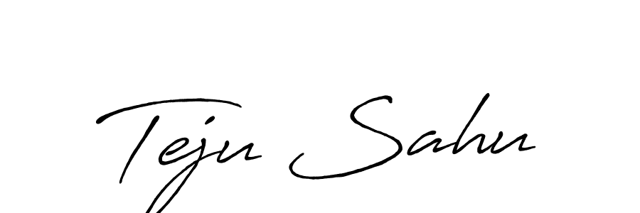 Here are the top 10 professional signature styles for the name Teju Sahu. These are the best autograph styles you can use for your name. Teju Sahu signature style 7 images and pictures png