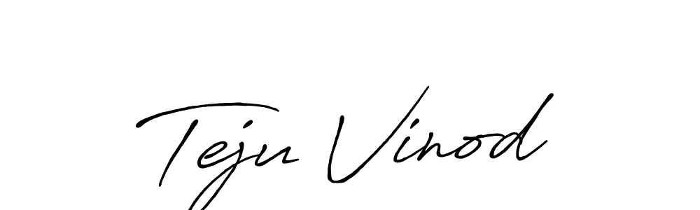 You can use this online signature creator to create a handwritten signature for the name Teju Vinod. This is the best online autograph maker. Teju Vinod signature style 7 images and pictures png