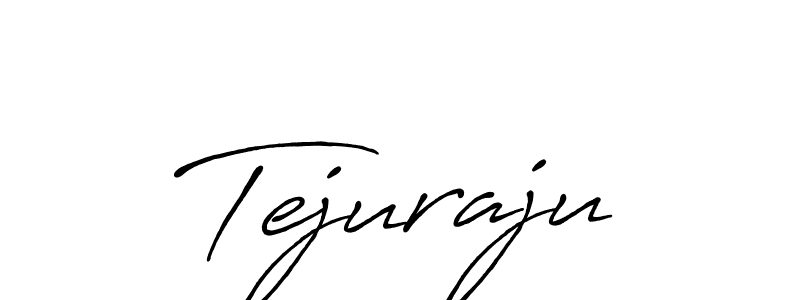 How to Draw Tejuraju signature style? Antro_Vectra_Bolder is a latest design signature styles for name Tejuraju. Tejuraju signature style 7 images and pictures png