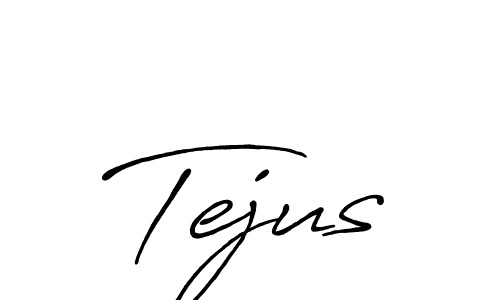Make a beautiful signature design for name Tejus. With this signature (Antro_Vectra_Bolder) style, you can create a handwritten signature for free. Tejus signature style 7 images and pictures png