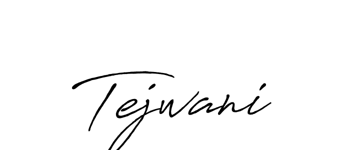 Also we have Tejwani name is the best signature style. Create professional handwritten signature collection using Antro_Vectra_Bolder autograph style. Tejwani signature style 7 images and pictures png