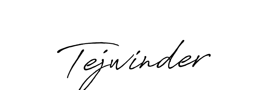 How to make Tejwinder name signature. Use Antro_Vectra_Bolder style for creating short signs online. This is the latest handwritten sign. Tejwinder signature style 7 images and pictures png