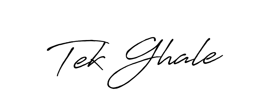 It looks lik you need a new signature style for name Tek Ghale. Design unique handwritten (Antro_Vectra_Bolder) signature with our free signature maker in just a few clicks. Tek Ghale signature style 7 images and pictures png