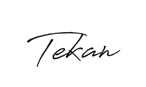Tekan stylish signature style. Best Handwritten Sign (Antro_Vectra_Bolder) for my name. Handwritten Signature Collection Ideas for my name Tekan. Tekan signature style 7 images and pictures png