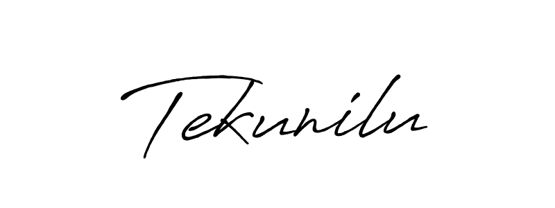 Also we have Tekunilu name is the best signature style. Create professional handwritten signature collection using Antro_Vectra_Bolder autograph style. Tekunilu signature style 7 images and pictures png