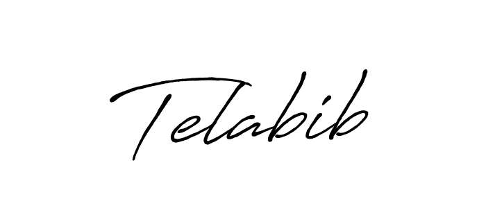 Create a beautiful signature design for name Telabib. With this signature (Antro_Vectra_Bolder) fonts, you can make a handwritten signature for free. Telabib signature style 7 images and pictures png