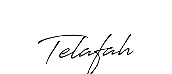 Also we have Telafah name is the best signature style. Create professional handwritten signature collection using Antro_Vectra_Bolder autograph style. Telafah signature style 7 images and pictures png