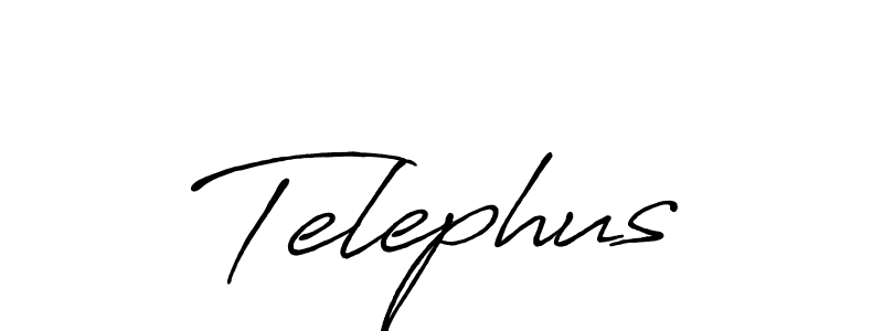 Also we have Telephus name is the best signature style. Create professional handwritten signature collection using Antro_Vectra_Bolder autograph style. Telephus signature style 7 images and pictures png