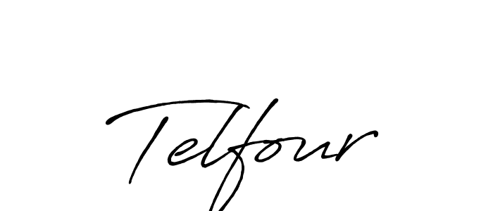 Make a beautiful signature design for name Telfour. With this signature (Antro_Vectra_Bolder) style, you can create a handwritten signature for free. Telfour signature style 7 images and pictures png