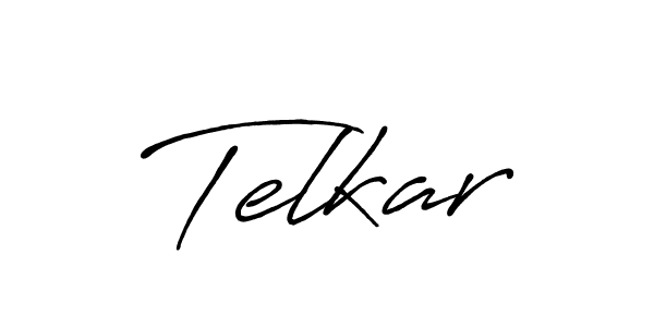 Use a signature maker to create a handwritten signature online. With this signature software, you can design (Antro_Vectra_Bolder) your own signature for name Telkar. Telkar signature style 7 images and pictures png