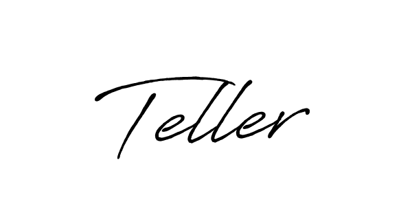 Create a beautiful signature design for name Teller. With this signature (Antro_Vectra_Bolder) fonts, you can make a handwritten signature for free. Teller signature style 7 images and pictures png