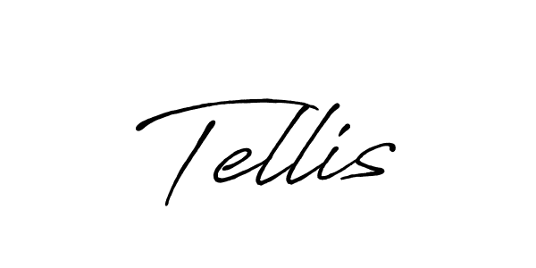 Tellis stylish signature style. Best Handwritten Sign (Antro_Vectra_Bolder) for my name. Handwritten Signature Collection Ideas for my name Tellis. Tellis signature style 7 images and pictures png