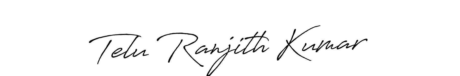 See photos of Telu Ranjith Kumar official signature by Spectra . Check more albums & portfolios. Read reviews & check more about Antro_Vectra_Bolder font. Telu Ranjith Kumar signature style 7 images and pictures png