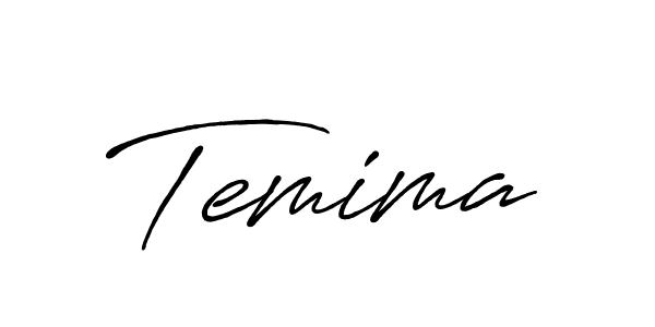 Create a beautiful signature design for name Temima. With this signature (Antro_Vectra_Bolder) fonts, you can make a handwritten signature for free. Temima signature style 7 images and pictures png