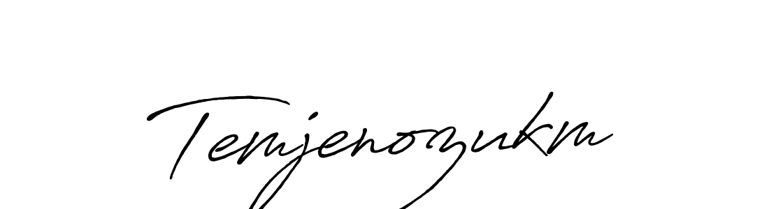 Temjenozukm stylish signature style. Best Handwritten Sign (Antro_Vectra_Bolder) for my name. Handwritten Signature Collection Ideas for my name Temjenozukm. Temjenozukm signature style 7 images and pictures png