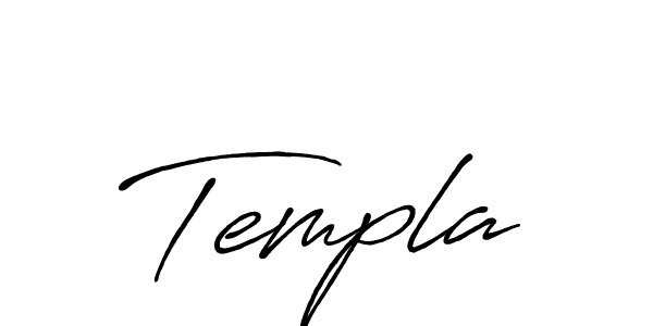 You should practise on your own different ways (Antro_Vectra_Bolder) to write your name (Templa) in signature. don't let someone else do it for you. Templa signature style 7 images and pictures png