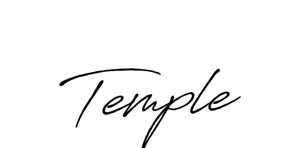 Create a beautiful signature design for name Temple. With this signature (Antro_Vectra_Bolder) fonts, you can make a handwritten signature for free. Temple signature style 7 images and pictures png