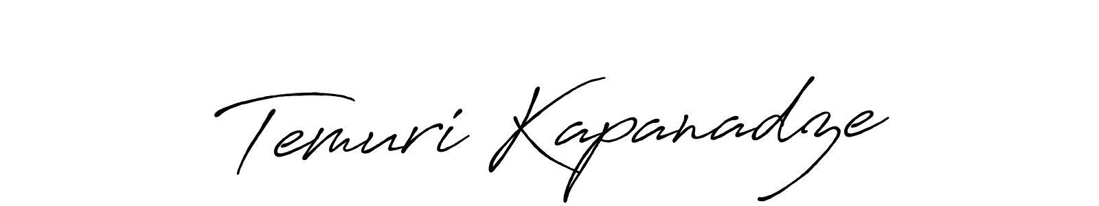 Once you've used our free online signature maker to create your best signature Antro_Vectra_Bolder style, it's time to enjoy all of the benefits that Temuri Kapanadze name signing documents. Temuri Kapanadze signature style 7 images and pictures png