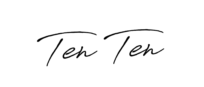 Create a beautiful signature design for name Ten Ten. With this signature (Antro_Vectra_Bolder) fonts, you can make a handwritten signature for free. Ten Ten signature style 7 images and pictures png
