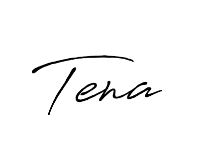 Make a beautiful signature design for name Tena. With this signature (Antro_Vectra_Bolder) style, you can create a handwritten signature for free. Tena signature style 7 images and pictures png