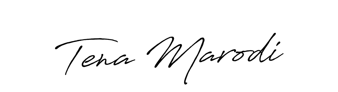 Also You can easily find your signature by using the search form. We will create Tena Marodi name handwritten signature images for you free of cost using Antro_Vectra_Bolder sign style. Tena Marodi signature style 7 images and pictures png