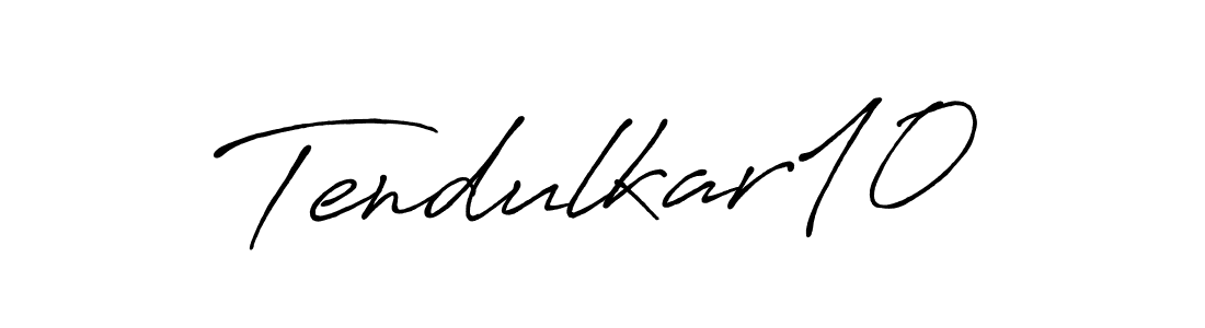 Create a beautiful signature design for name Tendulkar10. With this signature (Antro_Vectra_Bolder) fonts, you can make a handwritten signature for free. Tendulkar10 signature style 7 images and pictures png