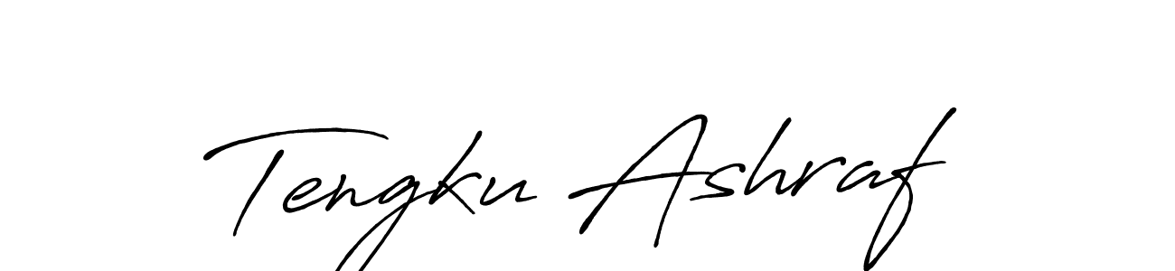 How to make Tengku Ashraf name signature. Use Antro_Vectra_Bolder style for creating short signs online. This is the latest handwritten sign. Tengku Ashraf signature style 7 images and pictures png