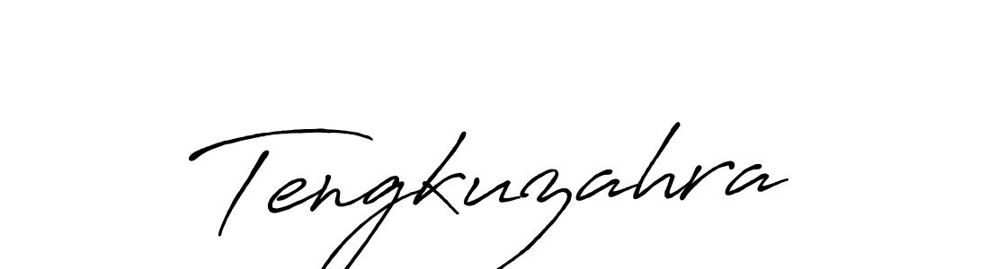 Use a signature maker to create a handwritten signature online. With this signature software, you can design (Antro_Vectra_Bolder) your own signature for name Tengkuzahra. Tengkuzahra signature style 7 images and pictures png