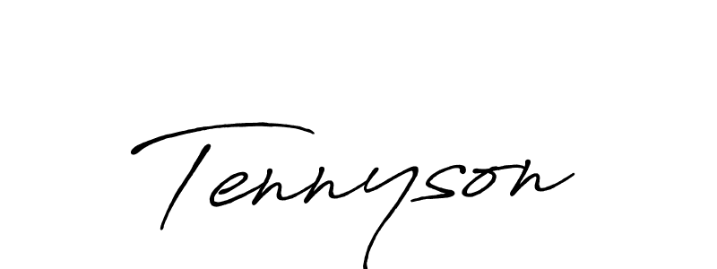 How to make Tennyson name signature. Use Antro_Vectra_Bolder style for creating short signs online. This is the latest handwritten sign. Tennyson signature style 7 images and pictures png