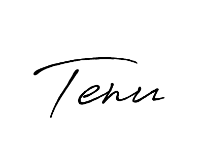 Tenu stylish signature style. Best Handwritten Sign (Antro_Vectra_Bolder) for my name. Handwritten Signature Collection Ideas for my name Tenu. Tenu signature style 7 images and pictures png