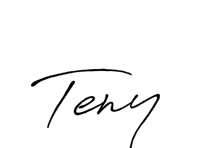The best way (Antro_Vectra_Bolder) to make a short signature is to pick only two or three words in your name. The name Teny include a total of six letters. For converting this name. Teny signature style 7 images and pictures png