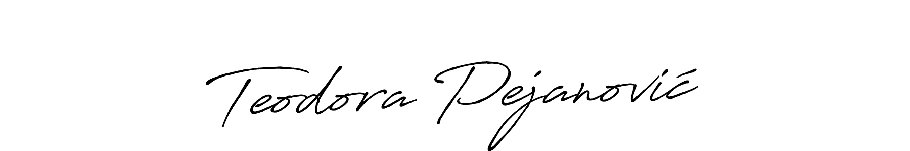 Also You can easily find your signature by using the search form. We will create Teodora Pejanović name handwritten signature images for you free of cost using Antro_Vectra_Bolder sign style. Teodora Pejanović signature style 7 images and pictures png