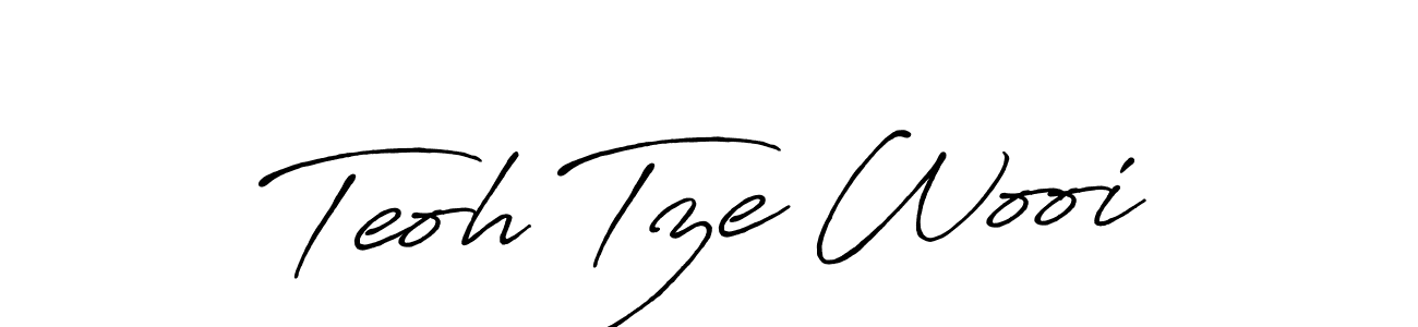 Also You can easily find your signature by using the search form. We will create Teoh Tze Wooi name handwritten signature images for you free of cost using Antro_Vectra_Bolder sign style. Teoh Tze Wooi signature style 7 images and pictures png