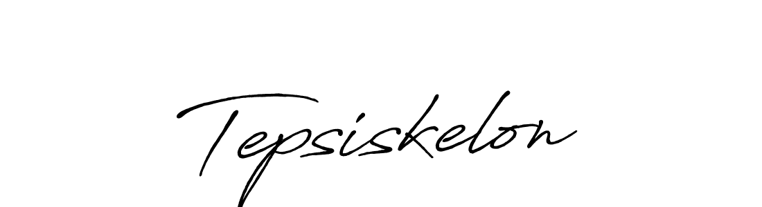 Similarly Antro_Vectra_Bolder is the best handwritten signature design. Signature creator online .You can use it as an online autograph creator for name Tepsiskelon. Tepsiskelon signature style 7 images and pictures png