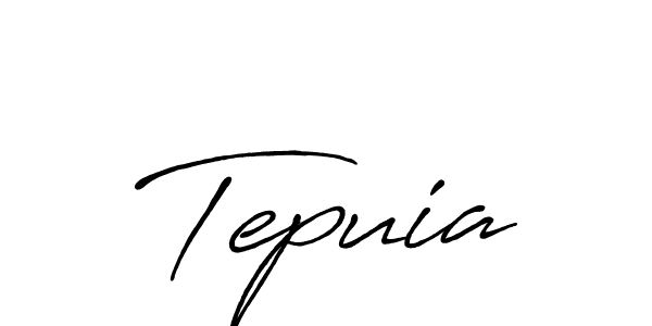 The best way (Antro_Vectra_Bolder) to make a short signature is to pick only two or three words in your name. The name Tepuia include a total of six letters. For converting this name. Tepuia signature style 7 images and pictures png