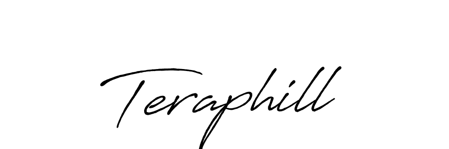 It looks lik you need a new signature style for name Teraphill. Design unique handwritten (Antro_Vectra_Bolder) signature with our free signature maker in just a few clicks. Teraphill signature style 7 images and pictures png