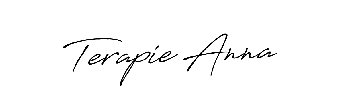 Design your own signature with our free online signature maker. With this signature software, you can create a handwritten (Antro_Vectra_Bolder) signature for name Terapie Anna. Terapie Anna signature style 7 images and pictures png