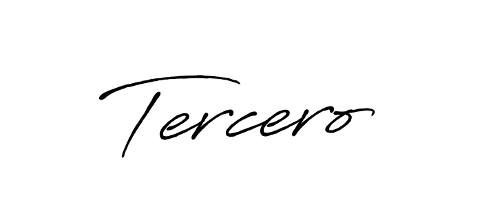 Tercero stylish signature style. Best Handwritten Sign (Antro_Vectra_Bolder) for my name. Handwritten Signature Collection Ideas for my name Tercero. Tercero signature style 7 images and pictures png