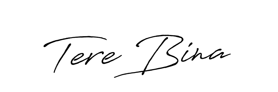 See photos of Tere Bina official signature by Spectra . Check more albums & portfolios. Read reviews & check more about Antro_Vectra_Bolder font. Tere Bina signature style 7 images and pictures png