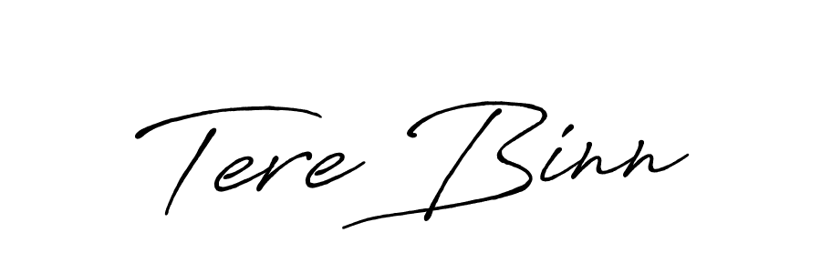 Make a beautiful signature design for name Tere Binn. Use this online signature maker to create a handwritten signature for free. Tere Binn signature style 7 images and pictures png