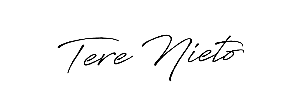 Tere Nieto stylish signature style. Best Handwritten Sign (Antro_Vectra_Bolder) for my name. Handwritten Signature Collection Ideas for my name Tere Nieto. Tere Nieto signature style 7 images and pictures png