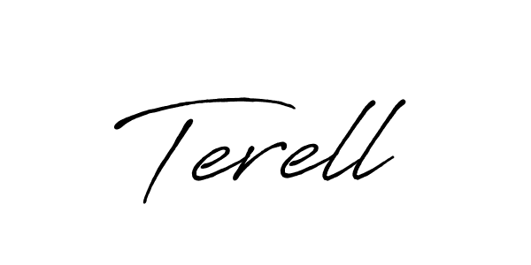 Once you've used our free online signature maker to create your best signature Antro_Vectra_Bolder style, it's time to enjoy all of the benefits that Terell name signing documents. Terell signature style 7 images and pictures png