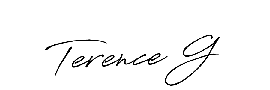 if you are searching for the best signature style for your name Terence G. so please give up your signature search. here we have designed multiple signature styles  using Antro_Vectra_Bolder. Terence G signature style 7 images and pictures png