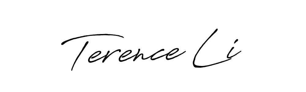 Make a beautiful signature design for name Terence Li. Use this online signature maker to create a handwritten signature for free. Terence Li signature style 7 images and pictures png
