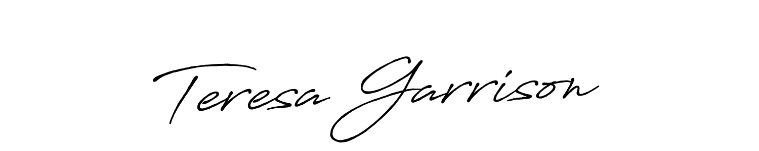 Antro_Vectra_Bolder is a professional signature style that is perfect for those who want to add a touch of class to their signature. It is also a great choice for those who want to make their signature more unique. Get Teresa Garrison name to fancy signature for free. Teresa Garrison signature style 7 images and pictures png