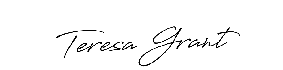 It looks lik you need a new signature style for name Teresa Grant. Design unique handwritten (Antro_Vectra_Bolder) signature with our free signature maker in just a few clicks. Teresa Grant signature style 7 images and pictures png