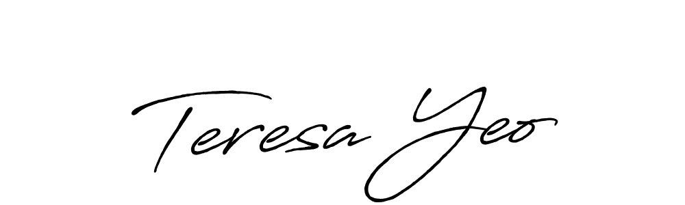 Similarly Antro_Vectra_Bolder is the best handwritten signature design. Signature creator online .You can use it as an online autograph creator for name Teresa Yeo. Teresa Yeo signature style 7 images and pictures png