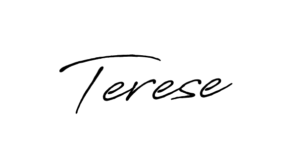 Make a beautiful signature design for name Terese. Use this online signature maker to create a handwritten signature for free. Terese signature style 7 images and pictures png