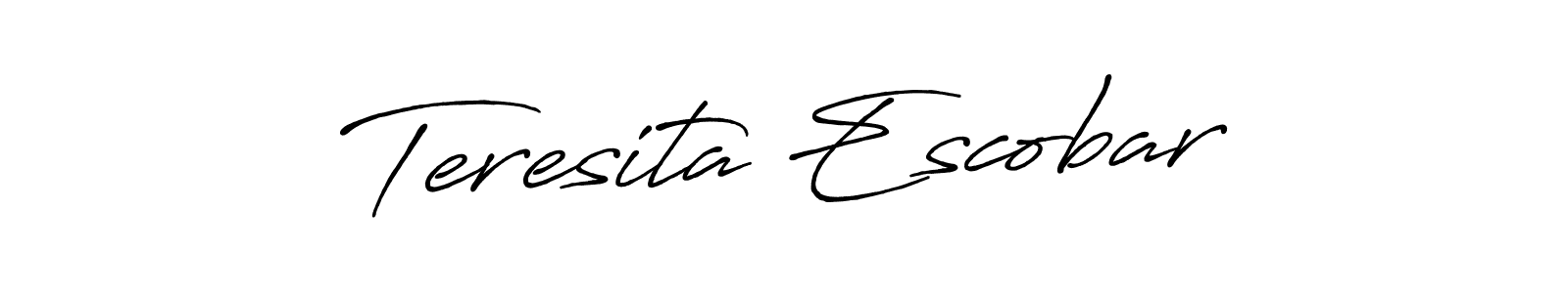 Also we have Teresita Escobar name is the best signature style. Create professional handwritten signature collection using Antro_Vectra_Bolder autograph style. Teresita Escobar signature style 7 images and pictures png