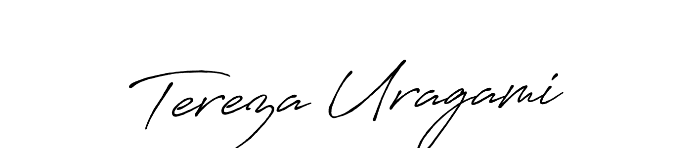 Once you've used our free online signature maker to create your best signature Antro_Vectra_Bolder style, it's time to enjoy all of the benefits that Tereza Uragami name signing documents. Tereza Uragami signature style 7 images and pictures png